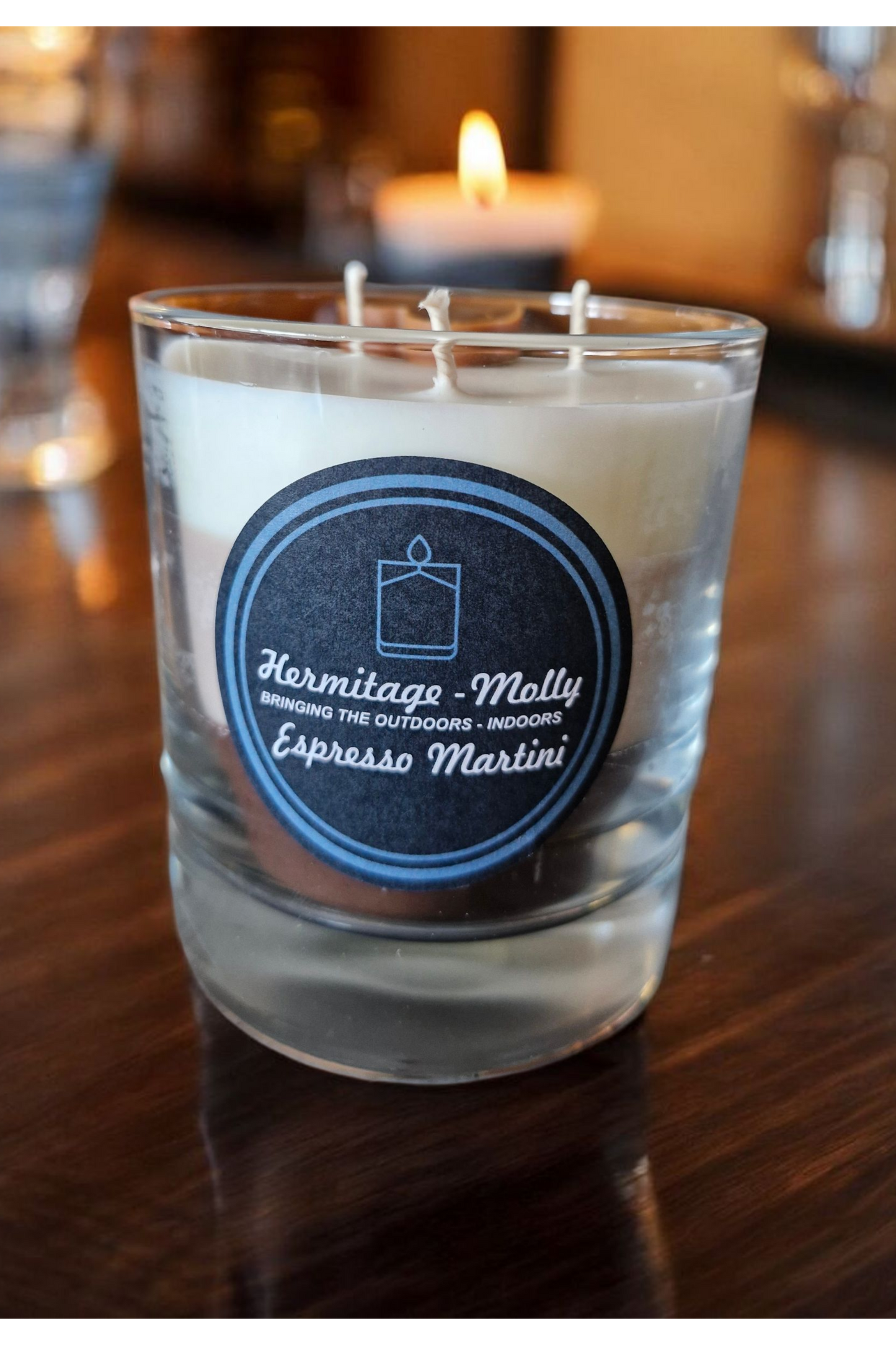 Espresso Martini - Luxury Natural Soya Candle - Coffee Liqueur, Rum and Chocolate