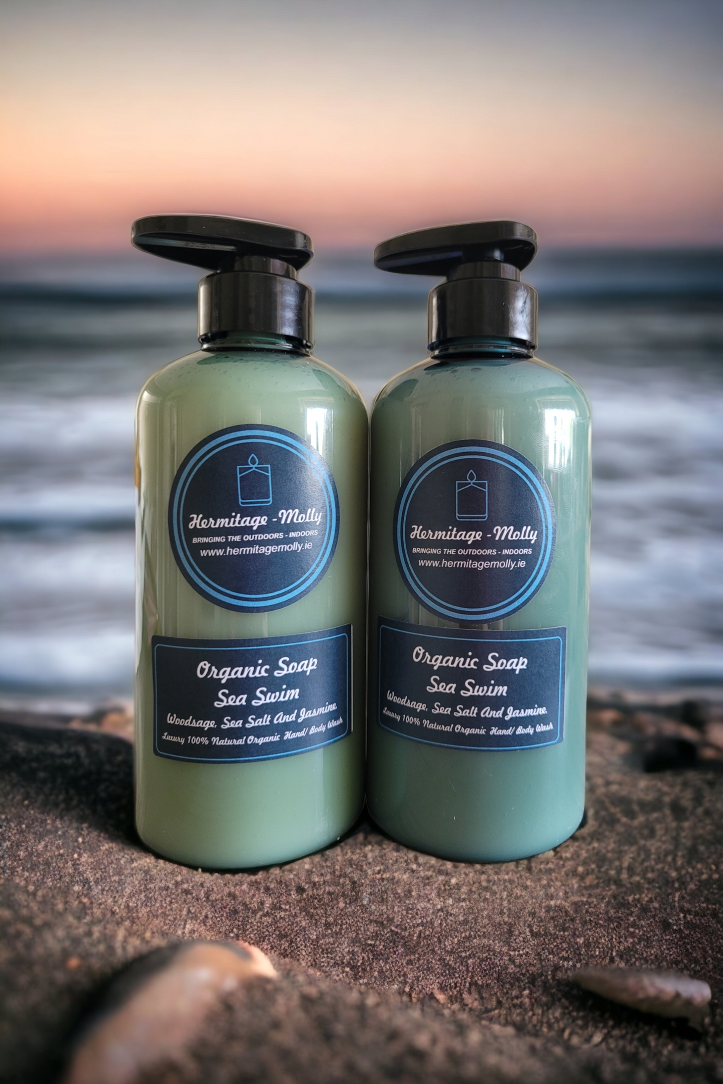 Sea Swim - Luxury Hand & Bodywash 500ml - Woodsage, Sea Salt & Jasmine