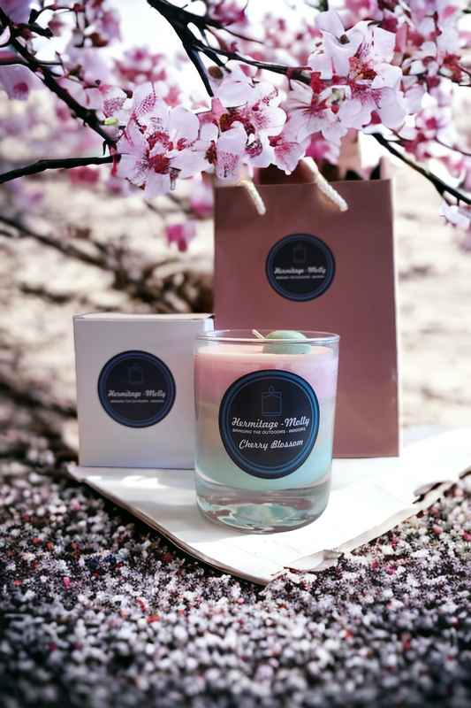 Cherry Blossom - Natural Soya Candle - White Citrus, Sandalwood & Vanilla