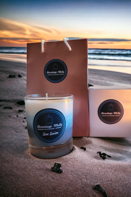 Sea Swim - Natural Soya Candle - Woodsage, Sea Salt & Jasmine