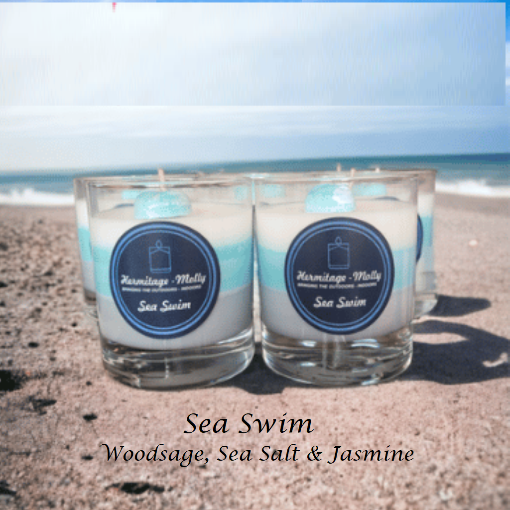 Sea Swim - Natural Soya Candle - Woodsage, Sea Salt & Jasmine