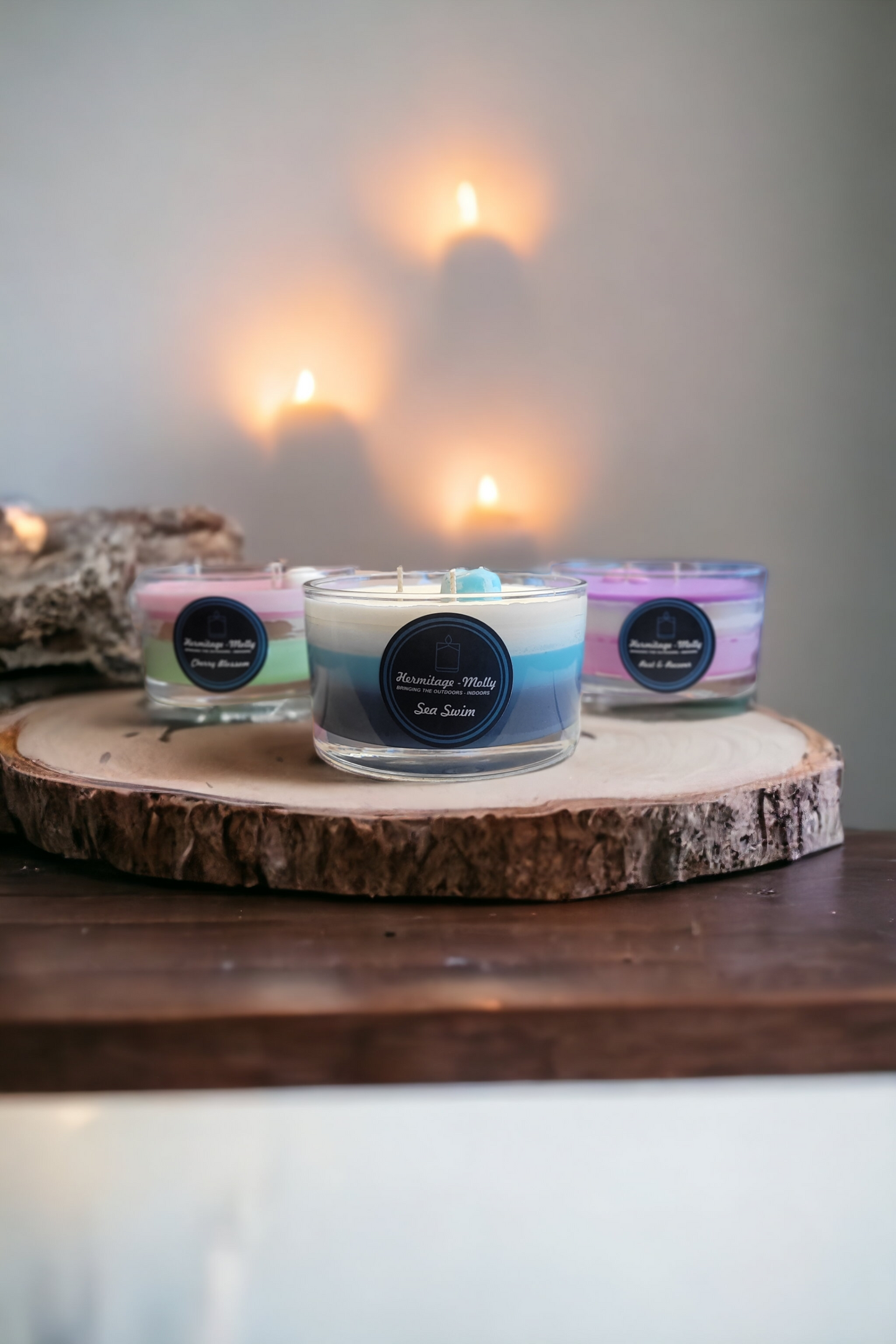 Sea Swim - Natural Soya Candle - Woodsage, Sea Salt & Jasmine